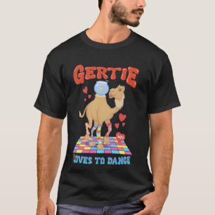 T-shirt Camel Gertie Aime Danser