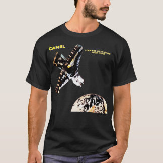T-shirt Camel - Je Peux Voir Votre Maison D'Ici