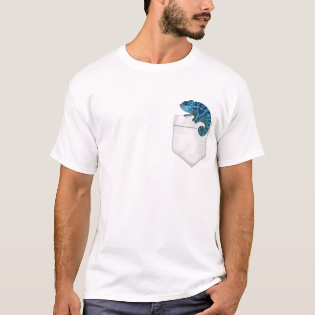 T-shirt Caméléon dans votre poche (Devant)