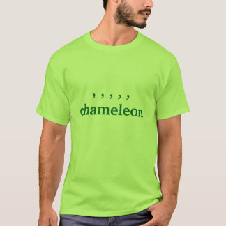 T-shirt caméléon de virgule