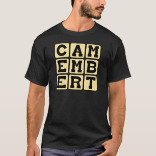 T-shirt Camembert, fromage doux
