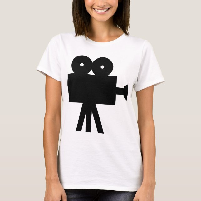 T-shirt Caméra cinématographique Hollywood (Devant)
