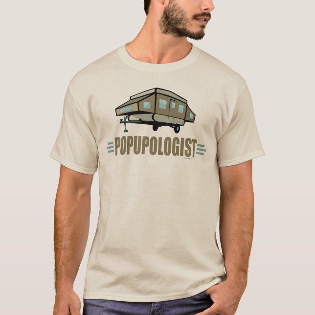 T-shirt Caméra de pop up humoristique (Devant)