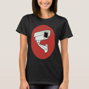 T-shirt Caméra de sécurité de surveillance en circuit ferm