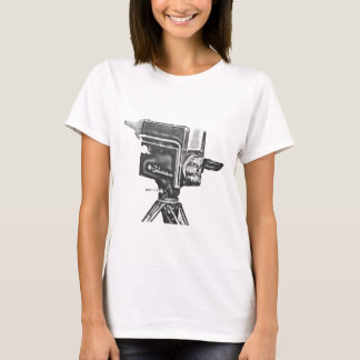 T-shirt caméra de télévision de studio d'émission des