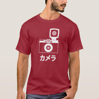 T-shirt caméra en Katakana (caractères japonais)