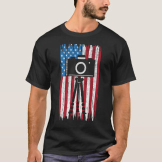 T-shirt Caméra photographique USA Résolution d'images Ph