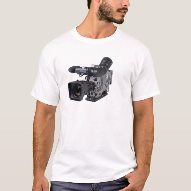 T-shirt caméra vidéo professionnelle (Devant)