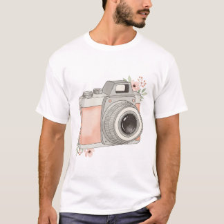 T-shirt caméra vintage
