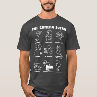 T-shirt Cameraman, photographe de la caméra Sutra Kamasutr