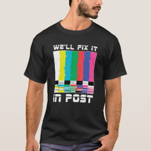 T-shirt Caméraman Vidéographe Travail Nous allons le répar