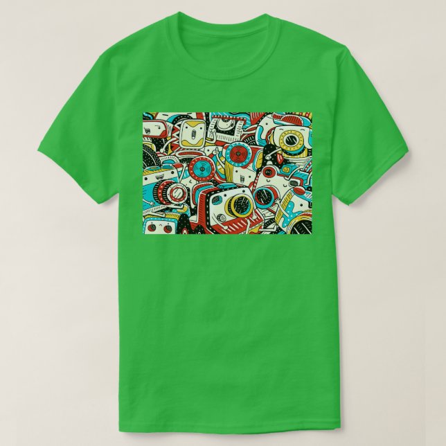 T-shirt Cameras (Design devant)