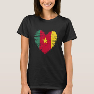 T-shirt Cameron Cœur Cameron Drapeau Cameron Fierté