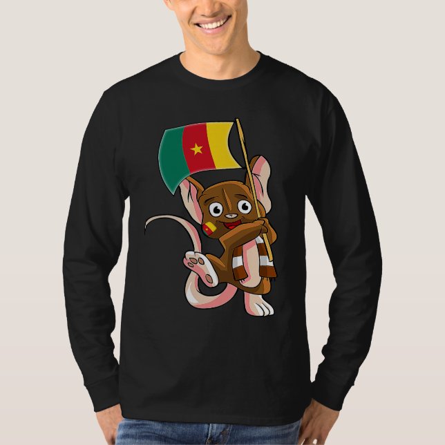 T-shirt Cameroon Fan Mouse (Devant)