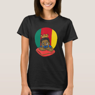 T-shirt Cameroun Afrique Camerounaise Fière Prince Garçon 