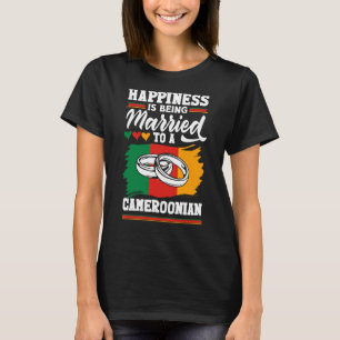 T-shirt Cameroun Le Bonheur Du Drapeau Est Marié À Un Jeu