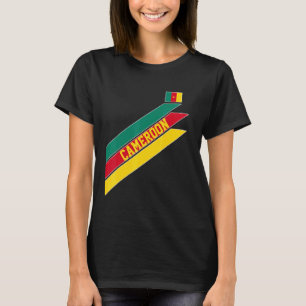 T-shirt Cameroun Visiteur de supporters de football Camero