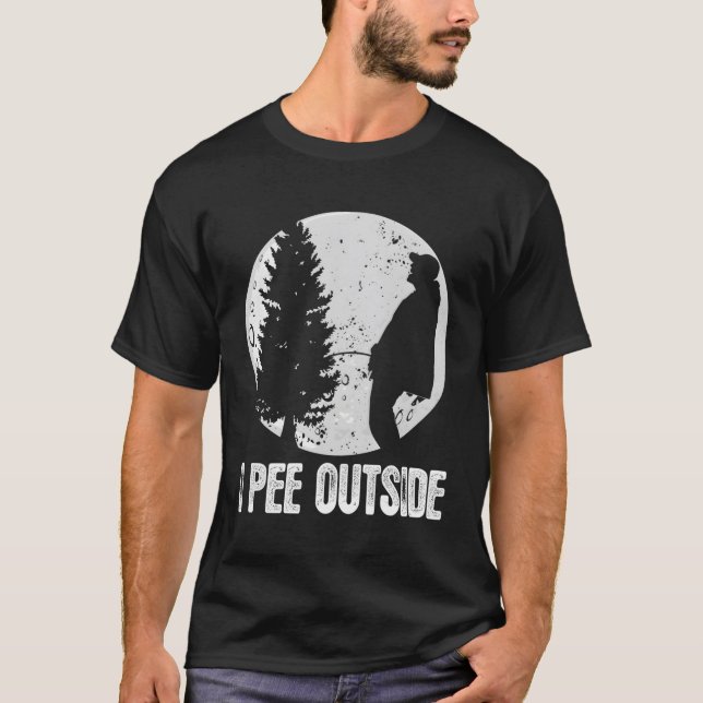 T-shirt Camg For I Pee Extérieur Inapproprié (Devant)