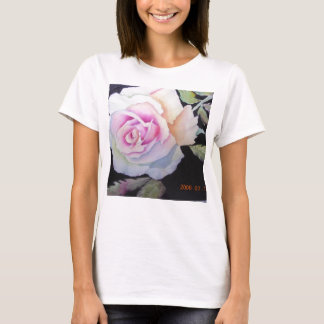 T-shirt Cami rose de l'aquarelle des femmes