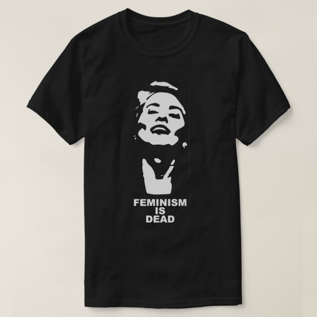 T-shirt Camille Paglia x27Le féminisme est Deadx27 Blanc s (Design devant)