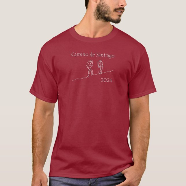 T-shirt Camino de Santiago Hikers (Conception de L (Devant)