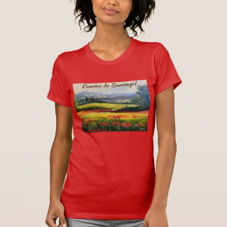 T-shirt Camino de Santiago oeuvre originale Katie Hutter