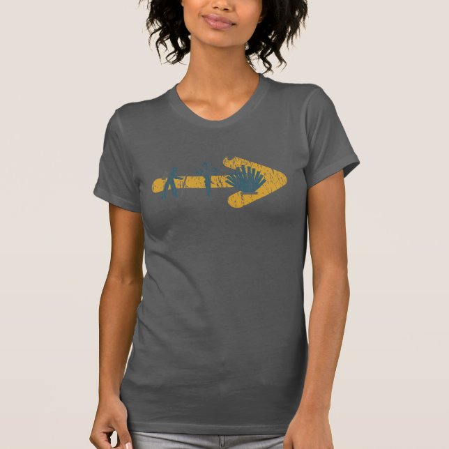 T - Shirt Camino Des Santiago (Frauen) (Vorderseite)