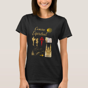 T-shirt Camino Espirituel Saint Jacques de Compostelle Sym