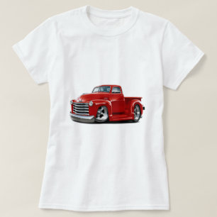 T-shirt Camion 1950-52 de rouge de Chevy