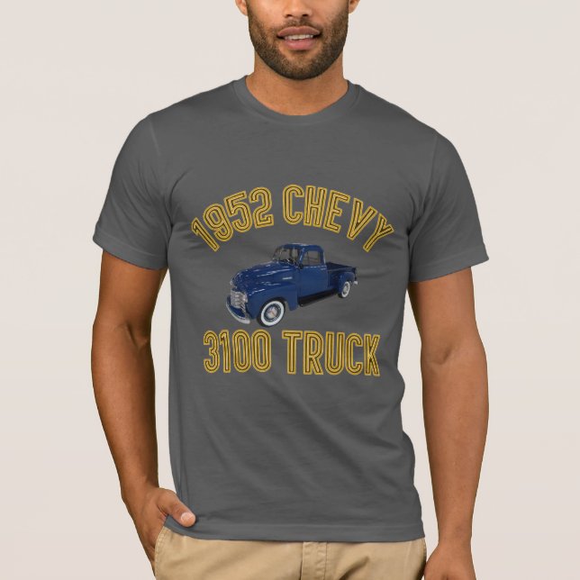 T-shirt Camion 1952 de Chevy du classique des hommes (Devant)