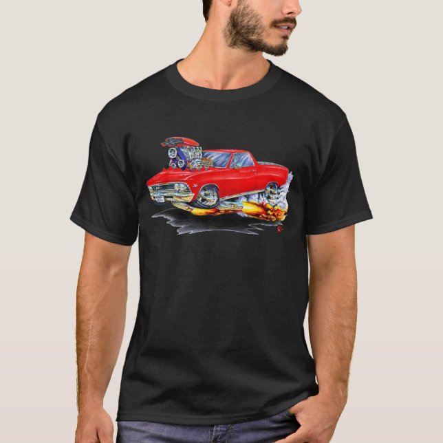 T-shirt Camion 1966 de rouge d'EL Camino (Devant)