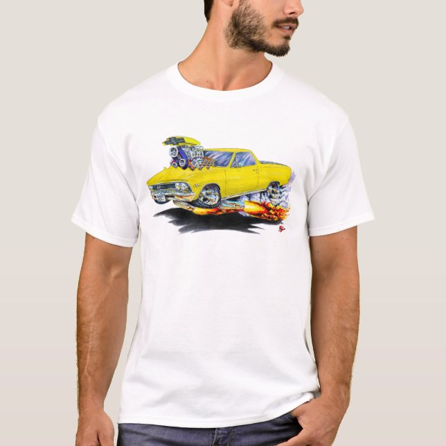 T-shirt Camion 1966 jaune d'EL Camino (Devant)