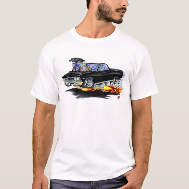 T-shirt Camion 1966 noir d'EL Camino (Devant)