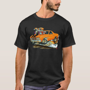 T-shirt Camion 1970 Orange-Noir d'EL Camino
