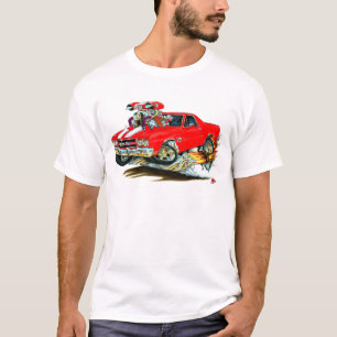 T-shirt Camion 1970 Rouge-Blanc d'EL Camino