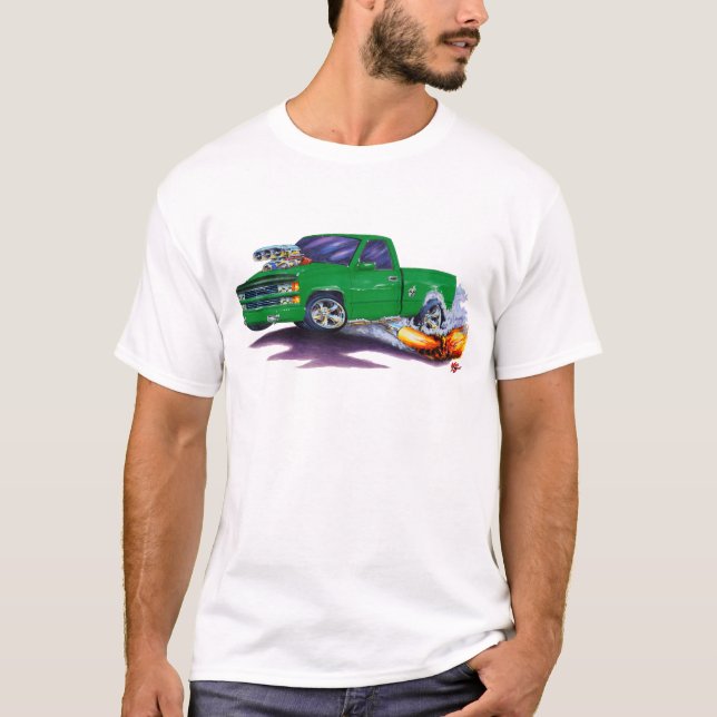 T-shirt Camion 1988-98 vert de Silverado (Devant)
