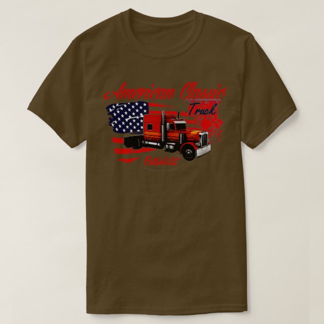 T-shirt Camion américain classique 1 (Design devant)