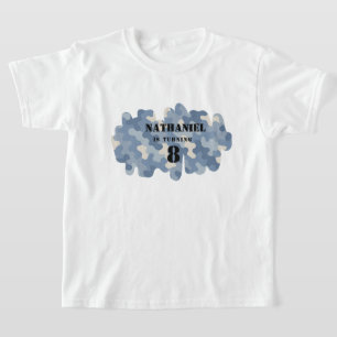 T-shirt Camion bleu militaire   Anniversaire de l'armée