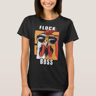 T-shirt Camion Boss flock Boss Huhn Loosters 2