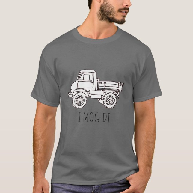 T-shirt Camion Camion Camion Machine agricole Camion Unimo (Devant)
