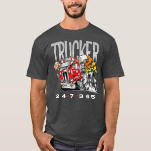 T-shirt Camion Camping Camion Hommes Femme Camion