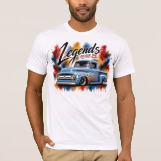 T-Shirt Camion Classique Aquarelle