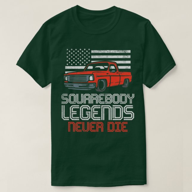 T-shirt Camion Corps carré (Design devant)