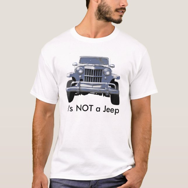 T-shirt Camion de chariot de Willys (Devant)