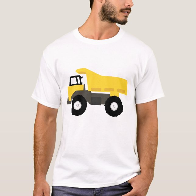 T-shirt Camion de construction (Devant)
