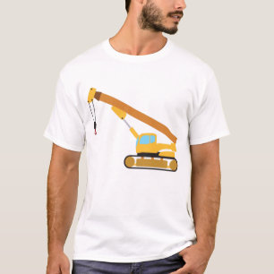 T-shirt Camion de construction de grue
