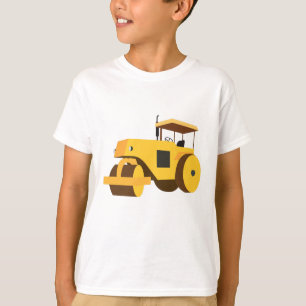 T-shirt Camion de construction de rouleau routier