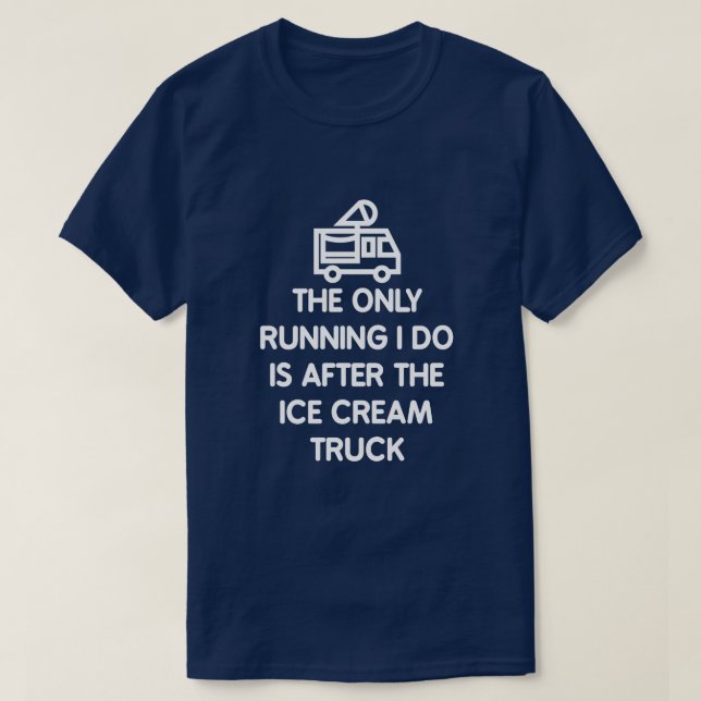 T-shirt Camion de crème glacée (Design devant)