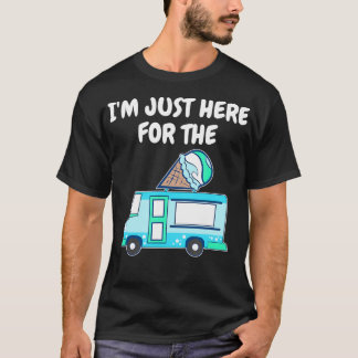 T-shirt Camion de crème glacée été amoureux Camion de crèm