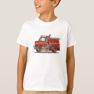 T-shirt Camion de délivrance d'ouvrier chargé des pompes